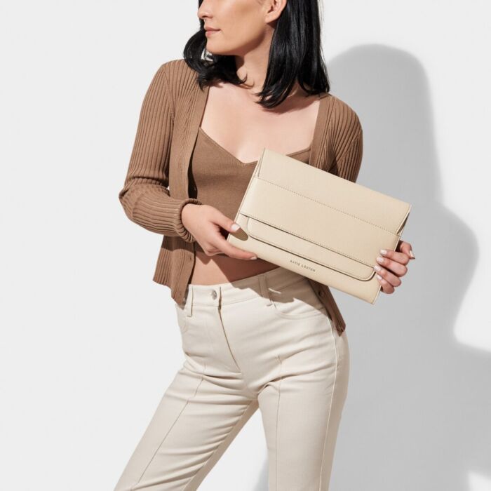 Katie Loxton Lila Clutch - Taupe